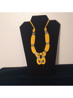 BUY NOW - Mustard Yellow Rope Necklace